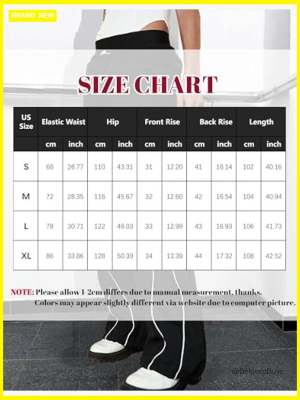 Y2K Parachute Cargo Pants Women Baggy High Waist Wide Leg Track Pants Streetwear - Picture 5 of 6